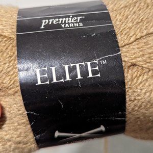 YARN Acrylic Tan Beige Taupe Soft Premier Elite FULL SKEIN DISCONTINUED